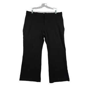 GAP High Rise Kick Fit Pants Women’s Size 20 Pants in Bi-Stretch Black Ankle
